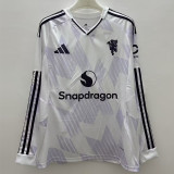 25/26 Man Utd Away Long Sleeve  Soccer Jersey