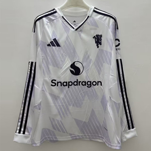 25/26 Man Utd Away Long Sleeve  Soccer Jersey