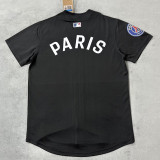 25/26 PSG Black Casusl Edition  Baseball jersey