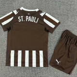 25/26 St. Pauli Home Kids Soccer Jersey