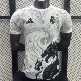25/26 RMA  Dragon pattern White  Player Version Soccer Jersey