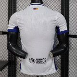 25/26 BAR  Special Edition White Player Version Soccer Jersey(黑胸花）