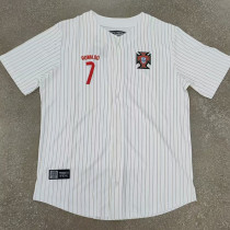 25/26 Portugal White Casusl Edition Madrid Baseball jersey 25/26 Portugal White Casusl Edition Madrid Baseball jersey
