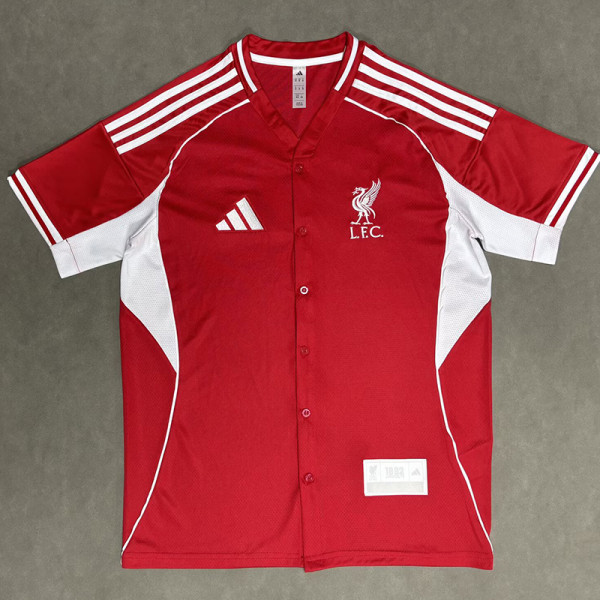 25/26 LIV Red Casusl Edition Baseball jersey