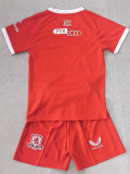 25/26 Middlesbrough Home Kids  Soccer Jersey