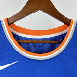 22/23 KNICKS CL ARK SON #00 Blue Top Quality Hot Pressing NBA Jersey