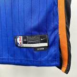 23/24 KNICKS CL ARK SON #00 Blue City Edition Top Quality Hot Pressing NBA Jersey
