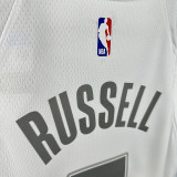 24/25 Dallas Mavericks RUSSELL #5 White City EditionTop Quality Hot Pressing NBA Jersey