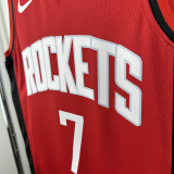 22/23 ROCKETS DUR ANT #7 Red Top Quality Hot Pressing NBA Jersey