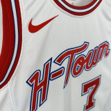 23/24 ROCKETS DUR ANT #7 White City Edition  Top Quality Hot Pressing NBA Jersey