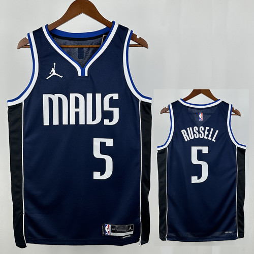 22/23 Dallas Mavericks RUSSELL  #5 Flying Edition Royal BlueTop Quality Hot Pressing NBA Jersey