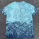 25 /26 BAR Dragon pattern Edition Blue Fans Soccer Jersey