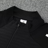 25/26 Argentina Black Half Pull Tracksuit胸前广告  (半拉链)
