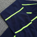 25/26  Man City Royal Blue Hooded Jacket Tracksuit