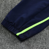 25/26  Man City Royal Blue Hooded Jacket Tracksuit
