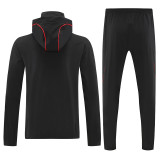 25/26 LIV Black Hooded Jacket Tracksuit
