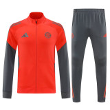 25/26 Bayern Orange Jacket Tracksuit