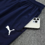 25/26  Man City Royal Blue Hooded Jacket Tracksuit
