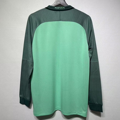 2016 Portugal Away Retro Long Soccer Jersey