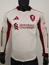 25/26 LIV Away Player Version  Long Soccer Jersey