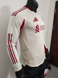 25/26 LIV Away Player Version  Long Soccer Jersey