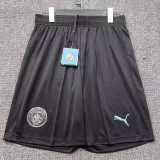 25/26 Man City Black Shorts Pants