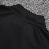 25/26 Ajax Black Kids Jacket Tracksuit#E25127