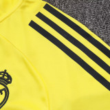 25/26 RMA Yellow Kids Half Pull Tracksuit #E25114(童装、半拉链)