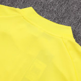 25/26 RMA Yellow Kids Half Pull Tracksuit #E25114(童装、半拉链)