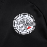 25/26 Ajax Black Kids Jacket Tracksuit#E25127