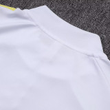 25/26 JUV White Kids Half Pull Tracksuit #E25117 (童装、半拉链)