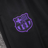 2526  BAR Black (Purple sleeves)Jacket Tracksuit #A2570