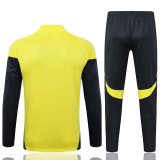25/26 RMA Yellow Kids Half Pull Tracksuit #E25114(童装、半拉链)