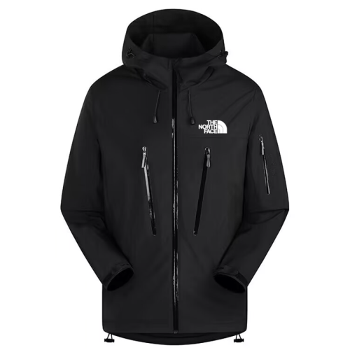 25/26 New THE NORTH FACE Black Hooded Waterproof assault suit