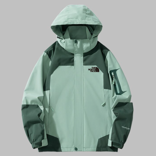 25/26 New THE NORTH FACE Light Green Hooded Waterproof assault suit