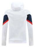 25/26 France White Hooded windbreaker