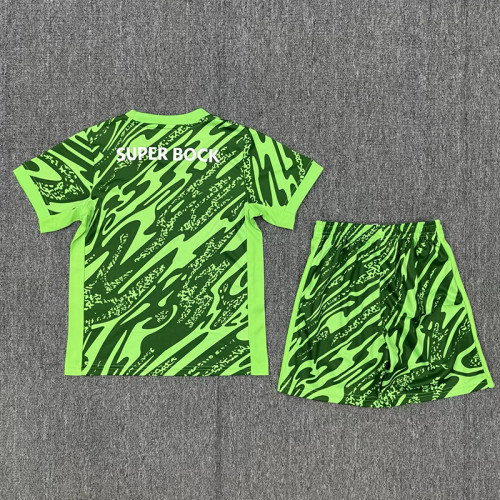 25/26 Sporting Lisbon Goalkeeper Green Kids Soccer Jersey