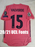20/21 RMA  Away  Player Version Retro Soccer Jersey球员