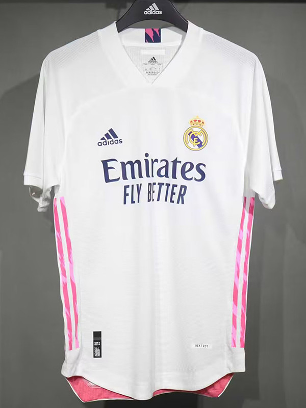 20/21 RMA Home  Player Version Retro  Soccer Jersey球员