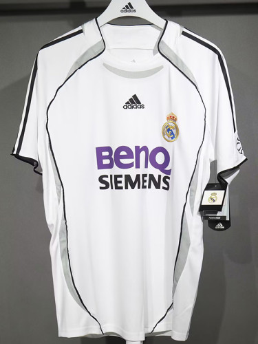 2006/2007 RMA Home  Player Version Retro Soccer Jersey