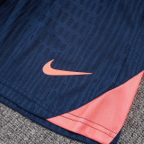 25/26 NK Blue with Orange Player Version shorts#D2504(蓝配橙边）