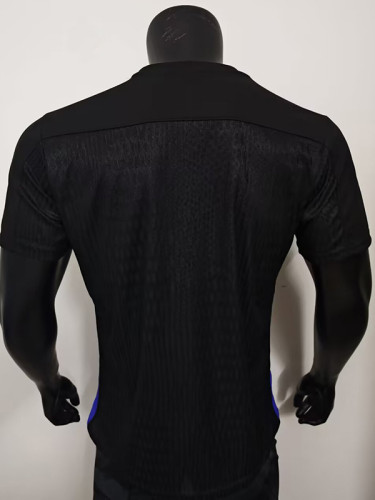 25/26 BAR  Special Edition Black Player Version Soccer Jersey(蓝胸花）