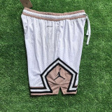 25/26 Flying Man Casual NBA Edition Whit & Pink shorts#J2431