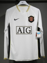 2006/2007 Man Utd Away Player Version Long Retro Soccer Jersey球员