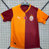 25/26 Galatasaray Home Fans Soccer Jersey(Advertisement)(带胸前广告五星）