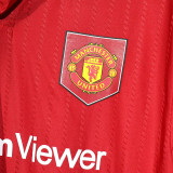 22/23 Man Utd Home Player Version Retro Soccer Jersey球员