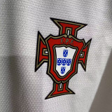 2012 Portugal Away Player Version Long Sleeve Retro Soccer Jersey (长袖球员)
