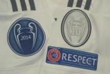 2014/2015 RMA Home Player Version Long Sleeve  Retro Soccer Jersey长袖球员