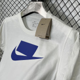 2025NK Letter Brother White Pure Cotton T-shirt# T 238
