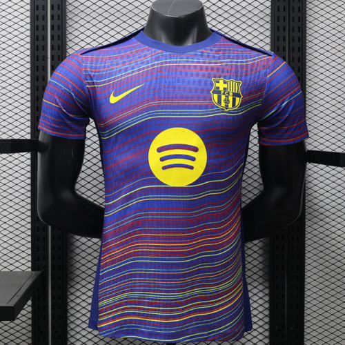 25/26 BAR Ripple Pattern pre-match Player Version Training Shirts